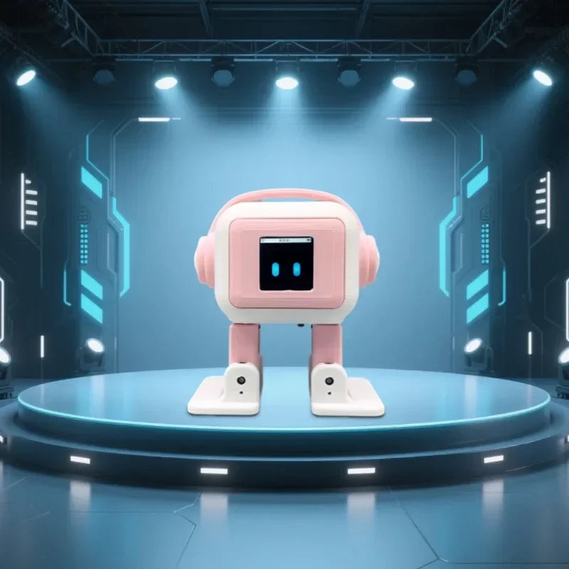 Novo Robô Inteligente de Mesa com IA, Robô Interativo que Fala e Dança para Crianças, com Ativação por Voz e Tela TFT de 1,54 Polegadas.