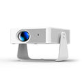 Projetor Mini Portátil AS62 4K, espelhamento de tela em HD, Android, Wi-Fi, suporte a vídeo 1080P, projetor para home theater (cinema em casa), plugue padrão europeu (EU Plug).