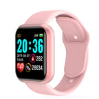 Y68 Relógio Inteligente para Homens e Mulheres com Monitoramento de Frequência Cardíaca, Oxigênio no Sangue, Pressão Arterial, Funções Múltiplas e Monitoramento do Sono, compatível com iOS e Android.**