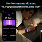 Relógio Inteligente Militar LIGE Masculino 2026 – Smartwatch com Chamadas via Bluetooth, Monitor Cardíaco, 3ATM à Prova d'Água e Monitoramento Fitness para Android e iOS