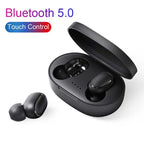 **Fone de Ouvido Original A6S TWS Sem Fio – Earbuds Bluetooth Esportivos com Som Estéreo para Xiaomi, Huawei e iPhone**