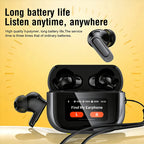 Novos Fones de Ouvido Bluetooth Lenovo TWS Inteligentes com Tela Digital, Design Intra-Auricular, Cancelamento de Ruído ANC, Longo Alcance Sem Fio, Microfone Integrado e Controle por Toque. 🎧