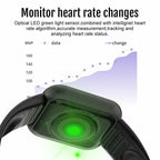 Y68 Relógio Inteligente para Homens e Mulheres com Monitoramento de Frequência Cardíaca, Oxigênio no Sangue, Pressão Arterial, Funções Múltiplas e Monitoramento do Sono, compatível com iOS e Android.**