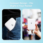 Mini Impressora Térmica HPRT para Fotos Coloridas, Impressora Inteligente Bluetooth Portátil de Bolso para Celular, ideal para Presentes e Fotos – MT53 Novo.