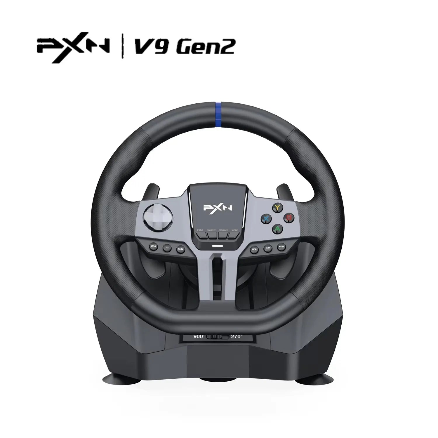 Volante Gamer V9 Gen2 270°/900° – Volante de Corrida para PS4, PS3, PC Windows 8/10/11, Nintendo Switch, Xbox One e Xbox Series X/S