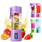 Novo Liquidificador Portátil Elétrico Mini – Garrafa Mixer para Sucos, Vitaminas e Milk-shakes – Copo Espremedor para Cozinha e Uso Doméstico