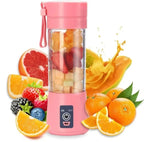 Novo Liquidificador Portátil Elétrico Mini – Garrafa Mixer para Sucos, Vitaminas e Milk-shakes – Copo Espremedor para Cozinha e Uso Doméstico