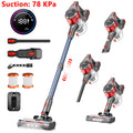 Aspirador de Pó Sem Fio Honki 78KPA, até 45 Minutos de Uso, Bateria 6×2200mAh, Aspirador Vertical Leve para Casa, Piso de Madeira, Carpetes e Pelos de Animais.